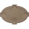 Ekena Millwork Horizontal Oval Gable Vent Louver with Flat trim & Keystones, Non-Functional, 29"W x 20"H x 1 3/4"P GVOV29X20D - alternate 4